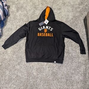 Fanatics Black and Orange Giants Baseball Hoodie